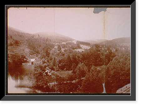 Historic Framed Print, Horseshoe Curve up Jack's Mountain, Penn. - 2,  17-7/8" x 21-7/8"