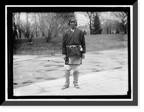 Historic Framed Print, INDIANS, AMERICAN. CHIEF YUKEOMA - 2,  17-7/8" x 21-7/8"