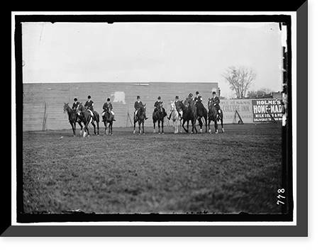 FOX HUNTERS IN NATIONAL CAPITAL HORSE SHOW, Vintage Poster