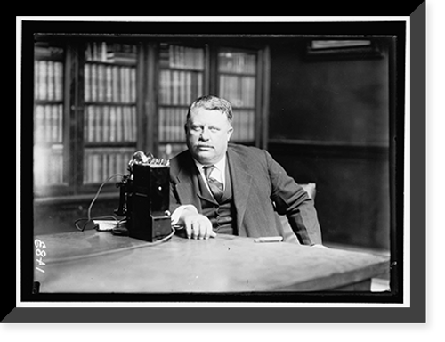 Historic Framed Print, DEMOCRATIC NATIONAL CONVENTION. CRAIN, ROBERT, OF BALTIMORE,  17-7/8" x 21-7/8"