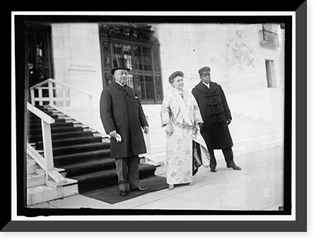 NEW YEARS BREAKFASTS, PAN AMERICAN UNION. SECRETARY KNOX AND MRS. KNOX, Antique Poster