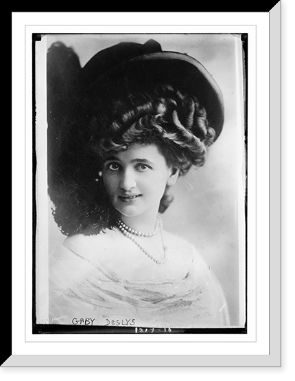 Historic Framed Print, Gaby Deslys - 2,  17-7/8" x 21-7/8"