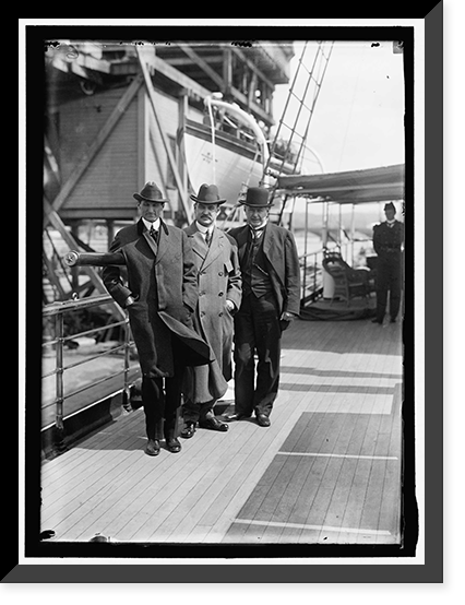 McADOO, WILLIAM GIBBS, HOUSTON, DAVID FRANKLIN, SECRETARY OF AGRICULTURE, 1913-1920; BURLESON, ALBERT SIDNEY, REP. FROM TEXAS, 1899-1913; POSTMASTER GENERAL, 1913-1921 TARGET PRACTICE Timeless Wa