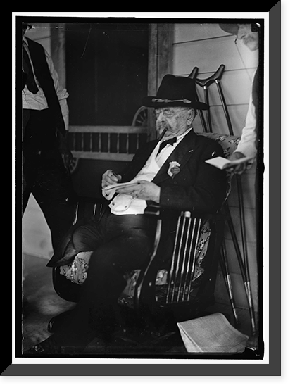 SICKLES, DANIEL EDGAR. MAJOR GENERAL, U.S.A. G.A.R. VETERAN. GETTYSBURG REUNION - 2, Vintage Print