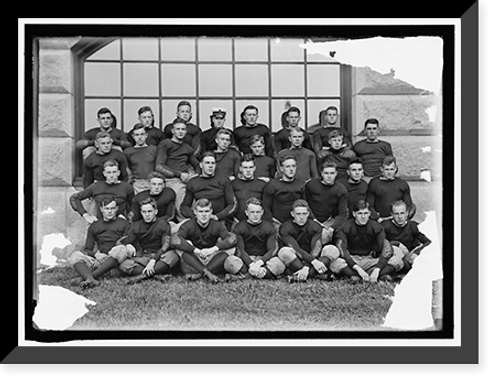 Historic Framed Print, FOOTBALL. NAVAL ACADEMY: TEAM, PLAYERS, COACH, ETC. - 22,  17-7/8" x 21-7/8"