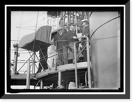 TARGET PRACTICE. DANIELS, JOSEPHUS, SECRETARY OF THE NAVY, 1913-1921; GARRISON, LINDLEY M., SECRETARY OF WAR, 1913-1916, Antique Poster