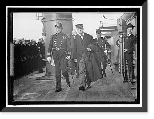 Historic Framed Print, TARGET PRACTICE. BADGER, CHARLES JOHNSTON, REAR ADMIRAL, U.S.N.; DANIELS, JOSEPHUS, SECRETARY OF THE NAVY, 1913-1921,  17-7/8" x 21-7/8"