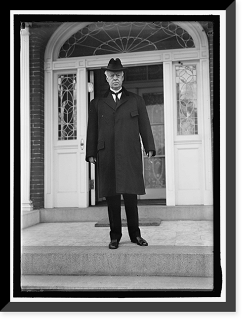 Historic Framed Print, LAMAR, JOSEPH RUCKER. ASSOCIATE JUSTICE, U.S. SUPREME COURT, 1911-1916,  17-7/8" x 21-7/8"