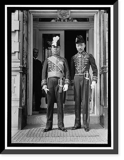 SHAH, KAI FU. E.E. AND M.P. FROM CHINA. CRED. PRESENTED APRIL 14, 1914. LEFT, WITH YUAN, 1ST SEC. OF LEG. - 2 Classic, Antique Poster