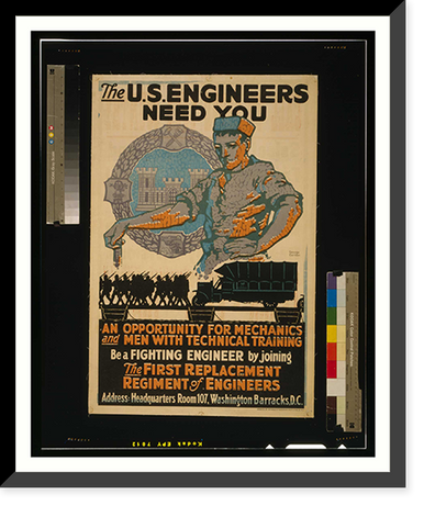 The U.S. Engineers need you. George Carlson, Vintage Print