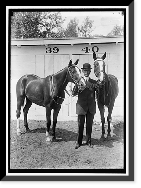 Historic Framed Print, HAZEN, MELVIN C. HORSE SHOW; HIS HORSES,  17-7/8" x 21-7/8"