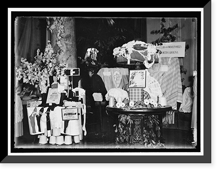 Historic Framed Print, COTTON FASHION SHOW,  17-7/8" x 21-7/8"