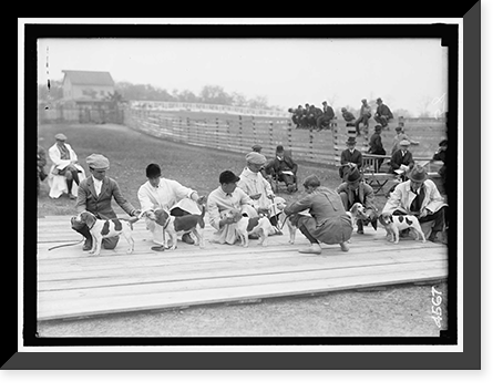 NATIONAL BEAGLE CLUB OF AMERICA. JUDGING DOGS. G. MIFFLIN WHARTON; 3 WHIPS; CHETWOOD SMITH; F.D. STUART; A.S. BURDEN Classic, Antique Print