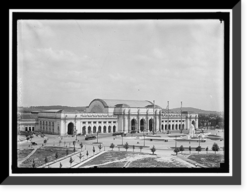 Historic Framed Print, Union Station - 2,  17-7/8" x 21-7/8"