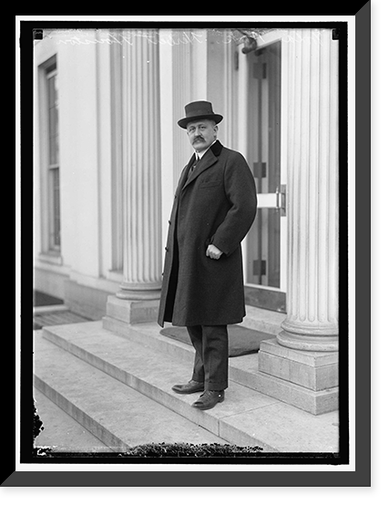 Historic Framed Print, HOUSTON, HERBERT, OF WORLD'S WORK,  17-7/8" x 21-7/8"