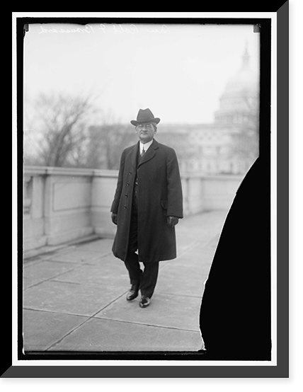 Historic Framed Print, BROUSSARD, ROBERT FOLIGNY. REP. FROM LOUISIANA, 1897-1915; SENATOR, 1915-1918. SNAPS,  17-7/8" x 21-7/8"