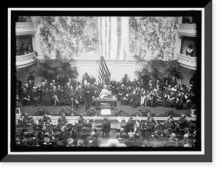 Historic Framed Print, DAUGHTERS OF AMERICAN REVOLUTION. GEORGE WASHINGTON CELEBRATION. W.S. SMOOT - 2,  17-7/8" x 21-7/8"