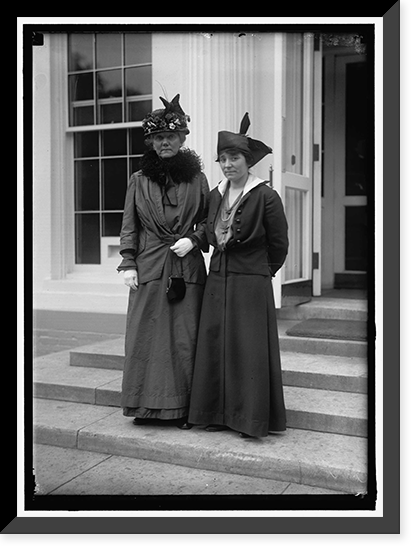WOMAN SUFFRAGE. MRS. LAWRENCE LEWIS AND MRS. HARRY LEWENBURG Classic, Vintage Poster