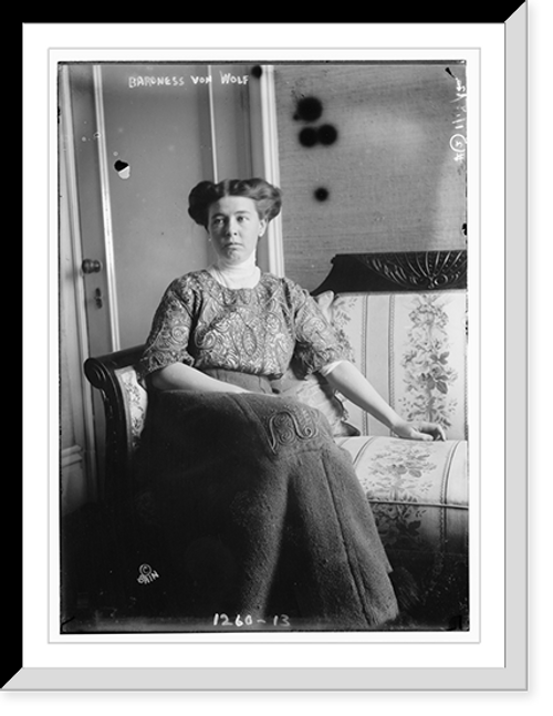 Historic Framed Print, Baroness Von Wolf,  17-7/8" x 21-7/8"