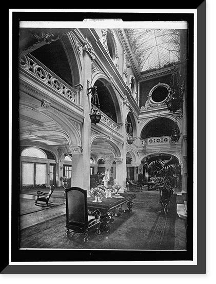 SHADOW LAWN, NJ. SUMMER WHITE HOUSE. FRONT OF THE HOUSE - 2, Vintage Print