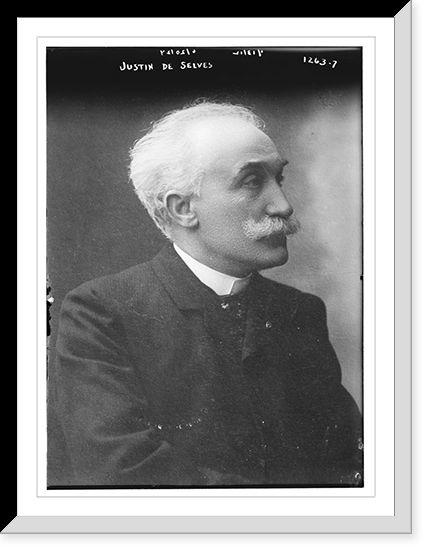 Historic Framed Print, Justin de Selves,  17-7/8" x 21-7/8"