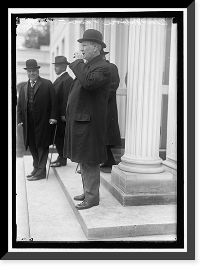 LANE, FRANKLIN K.. INTERSTATE COM. COMMR., 1905-1913. SEC. OF INTERIOR, 1913- 1920. LEFT, Antique Print