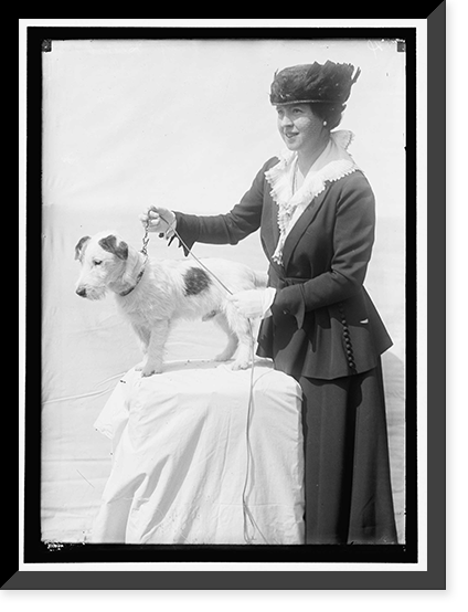 Historic Framed Print, INGALLS, GLADYS. MRS. ARNOLD ROBERTSON,  17-7/8" x 21-7/8"