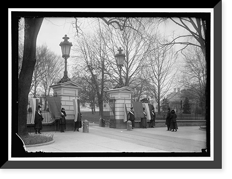 WOMAN SUFFRAGE PICKETS - 5, Antique Print