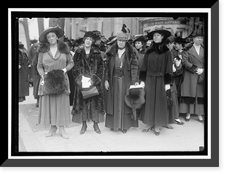 WOMAN SUFFRAGE PICKETS - 6, Vintage Poster