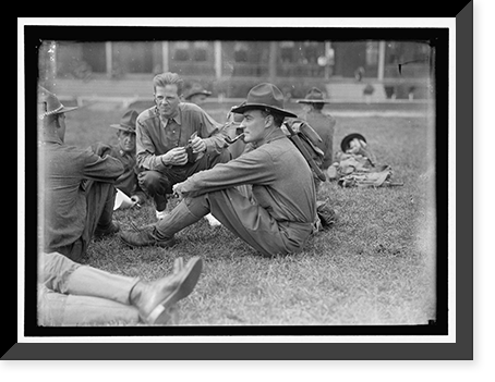 PLATTSBURG RESERVE OFFICERS TRAINING CAMP. JIMMIE MITCHELL OF NEW YORK, Antique Wall Art