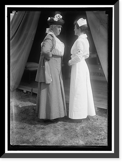 WOMAN'S NATIONAL SERVICE SCHOOL UNDER WOMAN'S SECTION, NAVY LEAGUE. RED CROSS NURSES - 2, Vintage Poster