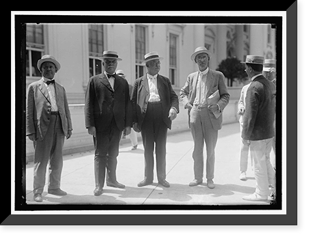 RAILWAY BROTHERHOODS COMMITTEE. W.S. CARTER; WILLIAM S. STONE; W. G. LEE; A. B. GARRETSON, Historic Reproduction