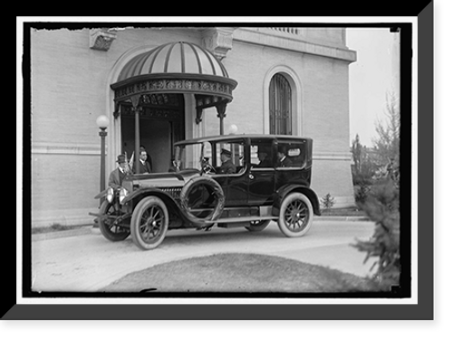 Historic Framed Print, BRITISH COMMISSION TO U.S. AT LONG RESIDENCE - 2,  17-7/8" x 21-7/8"