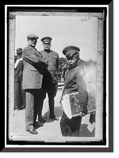 Historic Framed Print, RUSSIA WAR PICTURES. GENERAL SCOTT ON EASTERN FRONT - 2,  17-7/8" x 21-7/8"