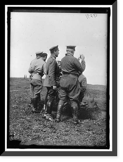 Historic Framed Print, RUSSIA WAR PICTURES. GENERAL SCOTT ON EASTERN FRONT - 4,  17-7/8" x 21-7/8"