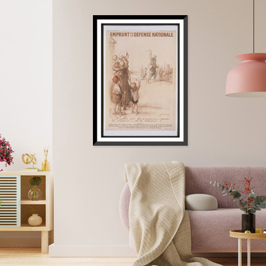 Emprunt de la Deacutefense Nationale, Vintage Poster