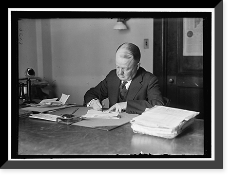WOOLLEY, ROBERT W. COMMISSIONER, I.C.C.; DIRECTOR OF MINT; DIRECTOR OF PUBLICITY, 1ST LIBERTY LOAN, Historic Print