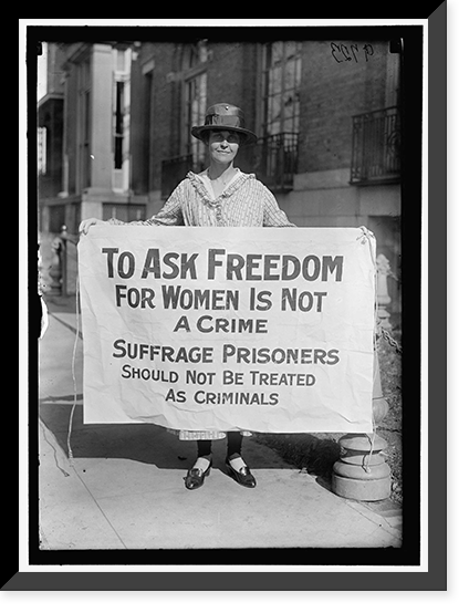 WOMAN SUFFRAGE PICKETS - 10, Vintage Poster