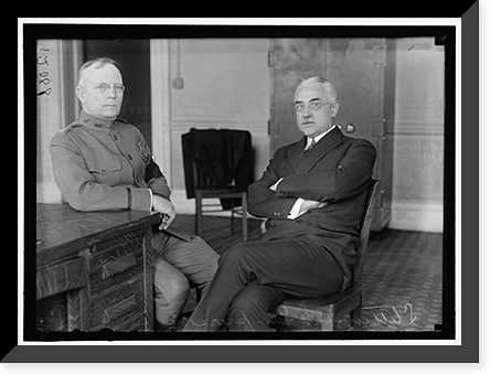 PIERCE, PALMER EDDY, COLONEL, U.S.A.; DIRECTOR OF PURCHASES. LEFT, WITH EDWARD R. STETTINIUS, Vintage Poster