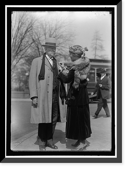 Historic Framed Print, BELGIAN RELIEF. CHAMP CLARK BUYING FORGET-ME-NOTS TO SAVE BELGIAN BABIES - 3,  17-7/8" x 21-7/8"