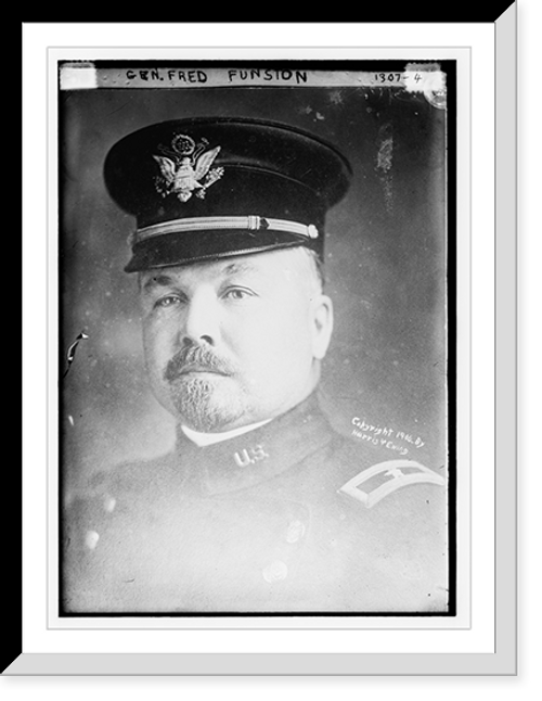 Historic Framed Print, General Fred Funston,  17-7/8" x 21-7/8"