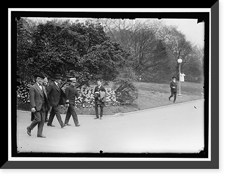 WILSON, WOODROW WALKING - 2, Antique Poster