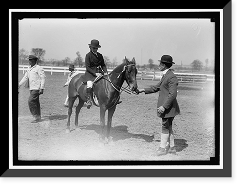 Historic Framed Print, HORSE SHOWS. MISC. VIEWS,  17-7/8" x 21-7/8"