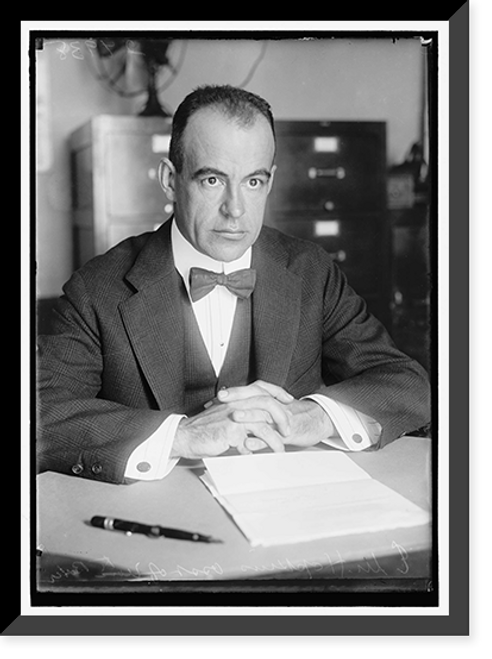 Historic Framed Print, HOPKINS, ERNEST MARTIN. ASST. SECRETARY OF WAR, 1918,  17-7/8" x 21-7/8"