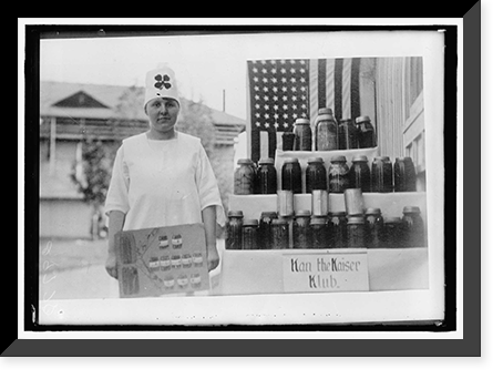 NATIONAL EMERGENCY WAR GARDENS COM. CANNED PRODUCTS Classic, Antique Wall Art
