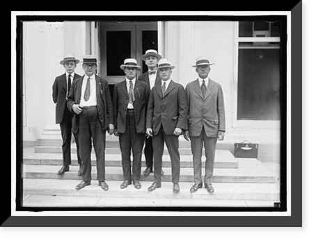 POST OFFICE DEPARTMENT. POSTAL DELEGATION AT WHITE HOUSE - 2, Vintage Poster