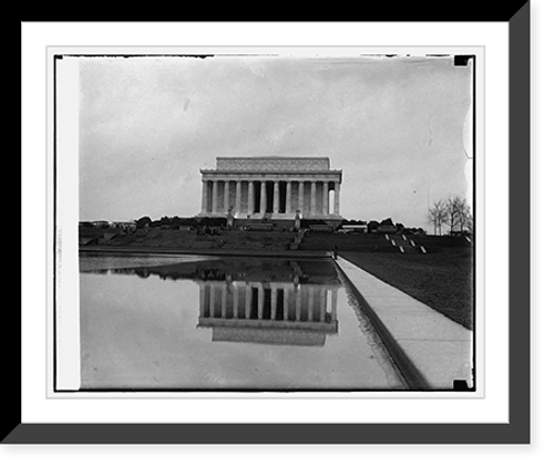 Historic Framed Print, Lincoln Memorial,  17-7/8" x 21-7/8"