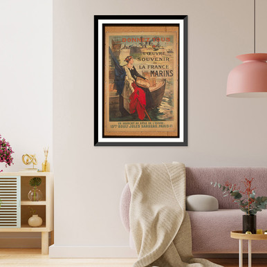 Donnez tous agrave lOeuvre du Souvenir de la France agrave ses marins Classic, Antique Wall Art
