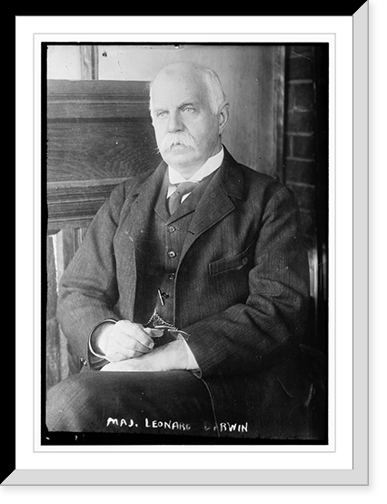 Historic Framed Print, Major Leonard Darwin,  17-7/8" x 21-7/8"