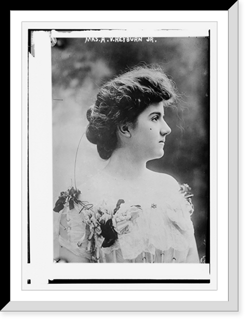 Historic Framed Print, Mrs. A.V. Heyburn, Jr.,  17-7/8" x 21-7/8"